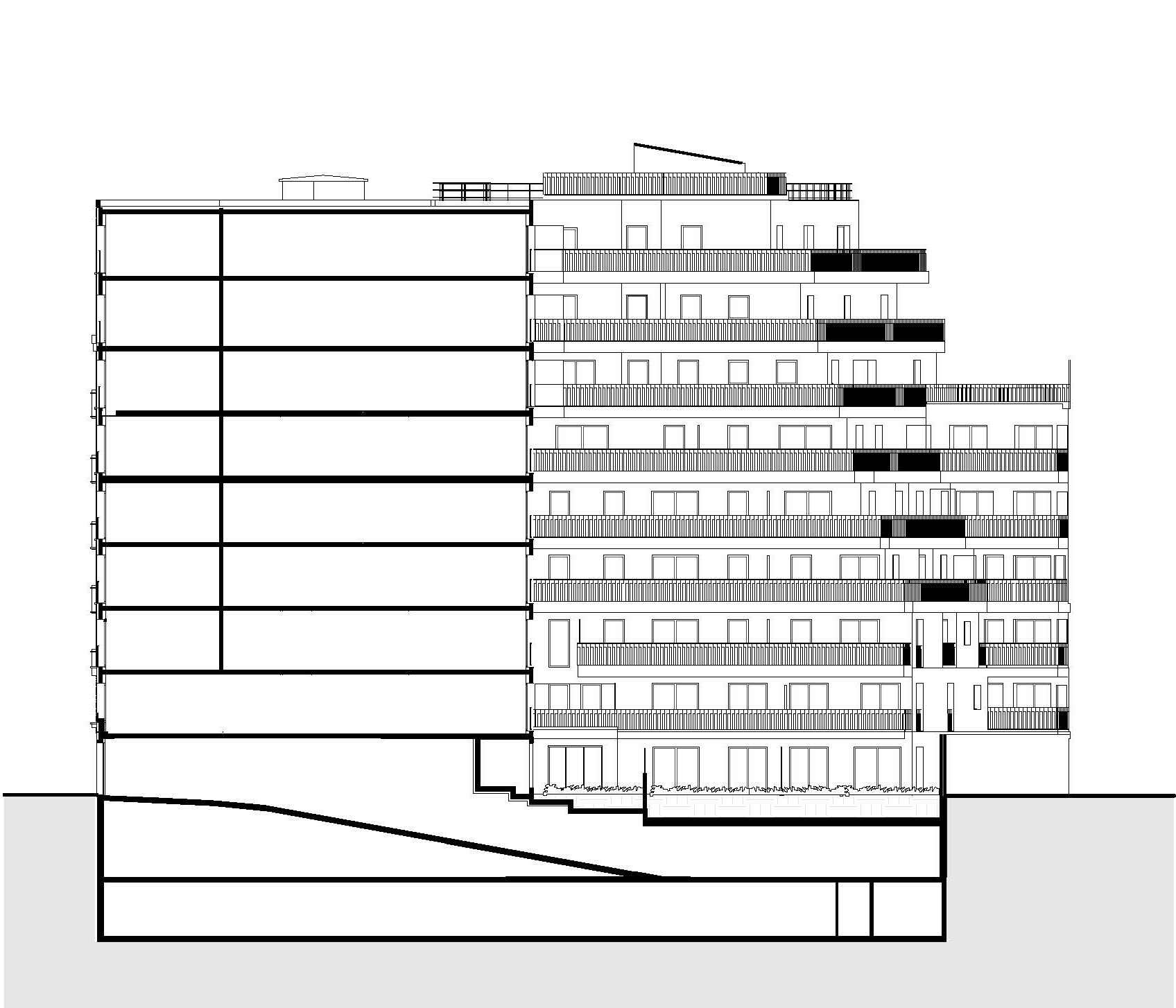 Galerie peretti coupe ory architecture