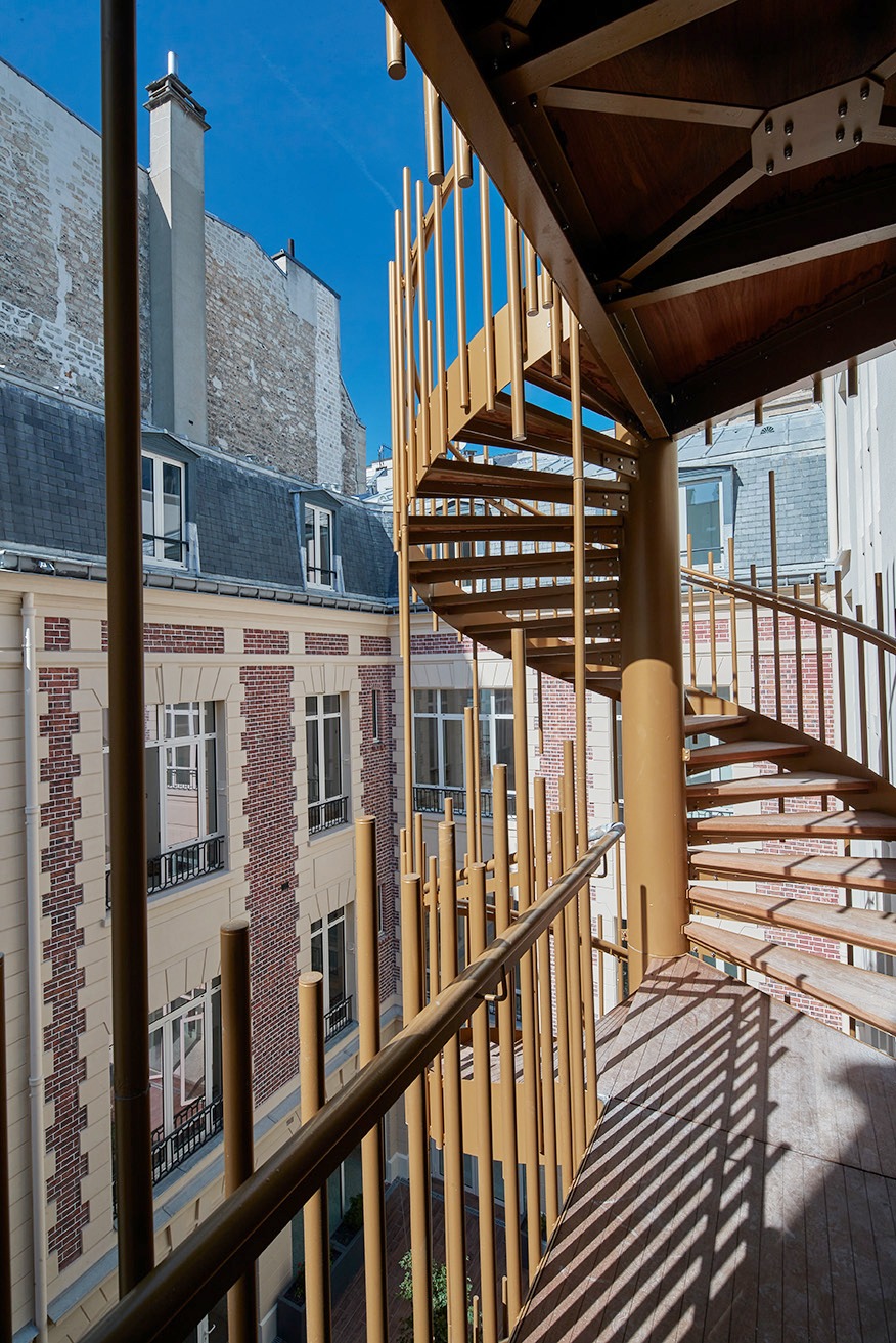 Colimaçon escalier jadin ory architecture copie